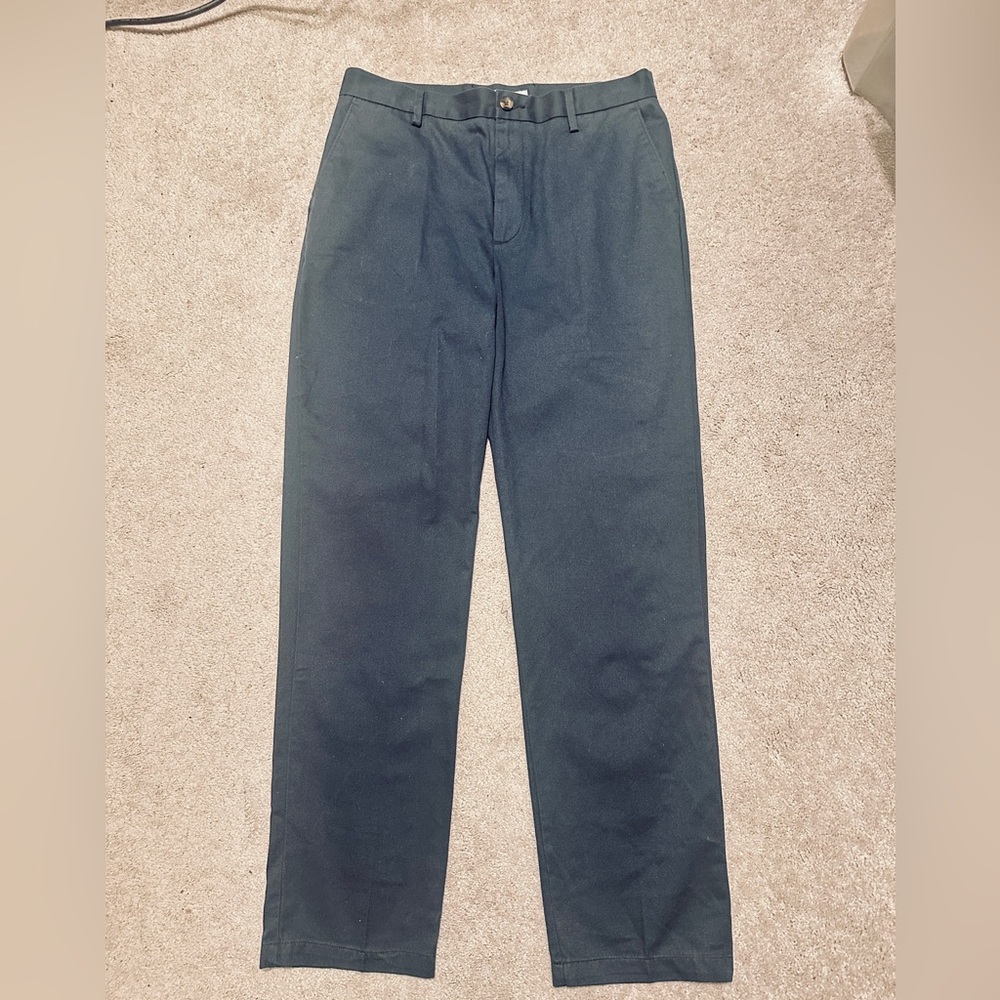Amazon Essentials Men's Classic-Fit Navy Blue Khaki/Chino Pants
